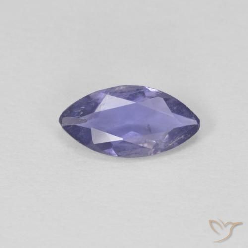 0.39ct طبيعي أرجوانى مزرق داكن إيوليت, ماركيز, قليلا جدا