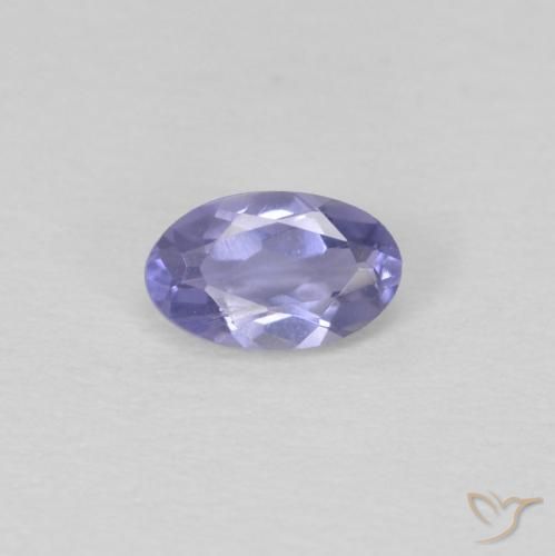 0.21ct طبيعي أرجوانى مزرق داكن إيوليت, بيضوي, قليلا جدا