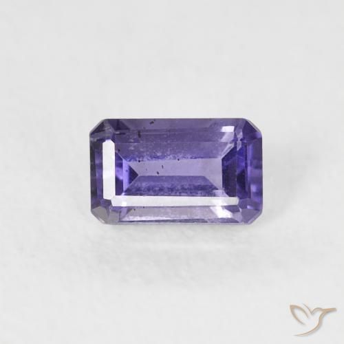 0.31ct طبيعي بنفسجى متوسط إيوليت, قص الزمرد, VS-SI