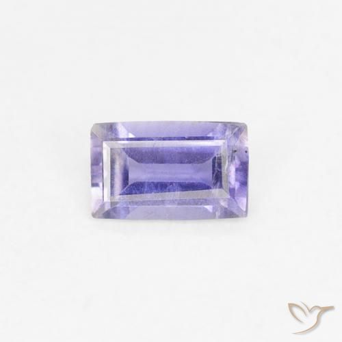 0.18ct طبيعي بنفسجى فاتح متوسط إيوليت, باجيت, قليلا جدا