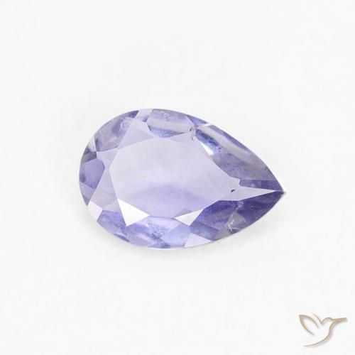 اليوليت Medium Light-Violet طبيعي، شكل الكمثرى، 0.28 قيراط، قليلا جدا