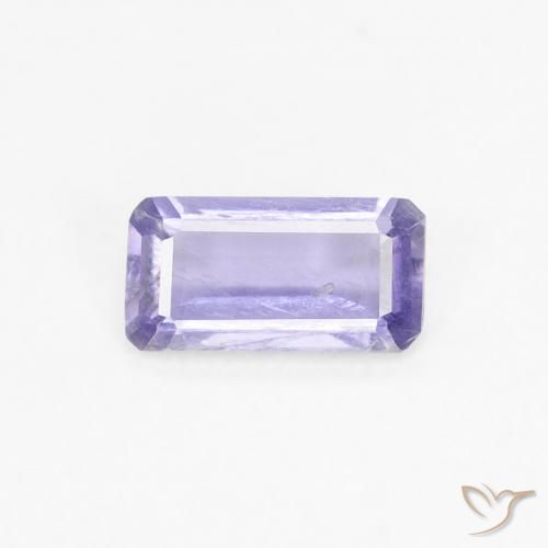 0.28ct طبيعي Medium Light-Violet إيوليت, قص الزمرد, VS-SI