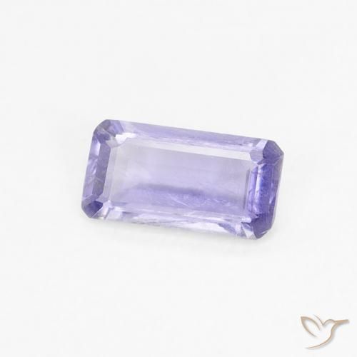 إيوليت Medium Light-Violet طبيعي، ثمانى / قصة زمرد، 0.28 قيراط، VS-SI