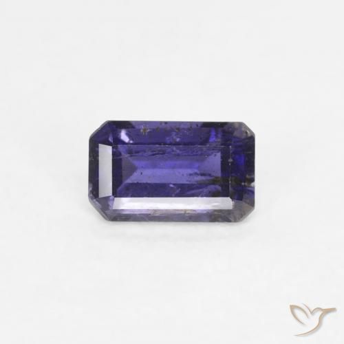 0.29ct طبيعي بنفسجى داكن إيوليت, قص الزمرد, VS-SI