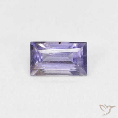 0.29ct طبيعي أرجوانى مزرق داكن إيوليت, باجيت, قليلا جدا