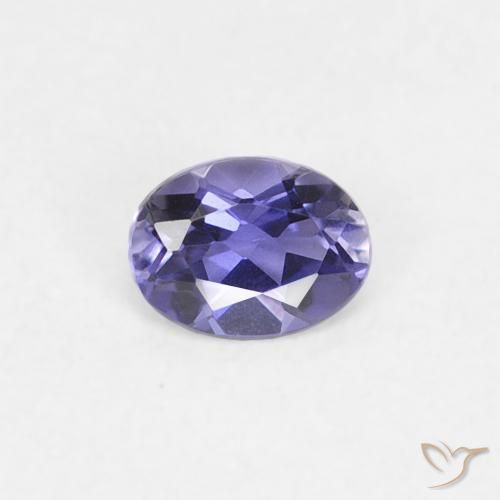0.16ct طبيعي بنفسجى غامق إيوليت, بيضوي, قليلا جدا