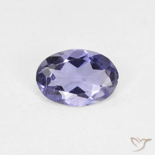 0.27ct طبيعي أزرق فضى إيوليت, بيضوي, قليلا جدا