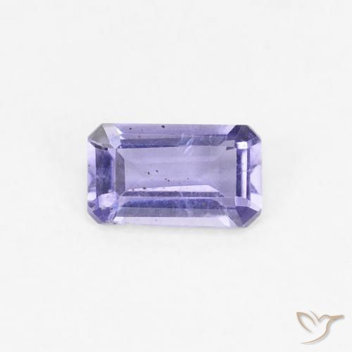 0.25ct طبيعي Medium Light-Violet اليوليت, قص الزمرد, VS-SI
