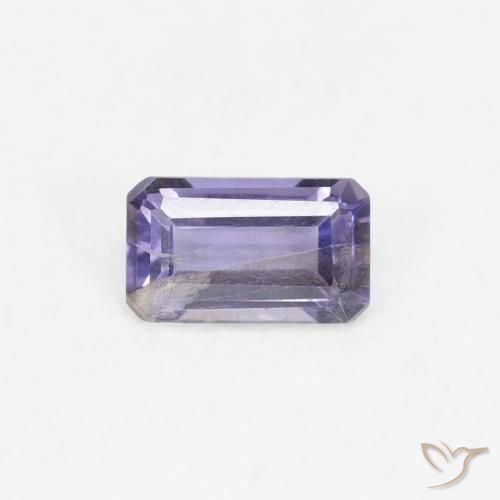 0.24ct طبيعي بنفسجي وردي إيوليت, قص الزمرد, VS-SI