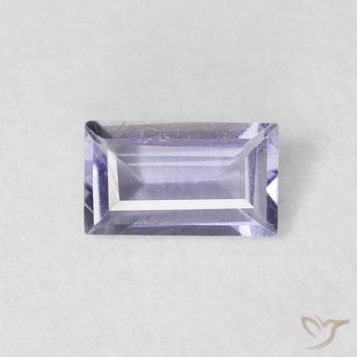 0.18ct طبيعي بنفسجى وردى فاتح جدا إيوليت, باجيت, VS-SI