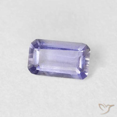 اليوليت Medium Light-Violet طبيعي، ثمانى / قصة زمرد، 0.18 قيراط، VS-SI