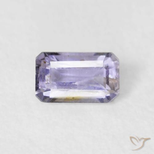 0.29ct طبيعي Medium Light-Violet إيوليت, قص الزمرد, VS-SI