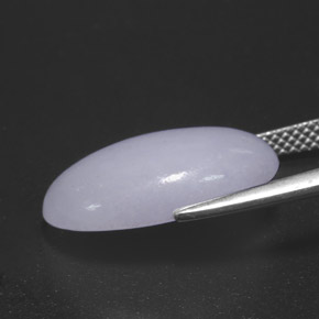 اليشمك الخزامي طبيعي، قصة بيضاوى، 10.72 قيراط، غير شفاف