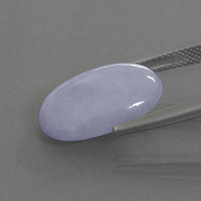 اليشمك الخزامي طبيعي، قصة بيضاوى، 9.89 قيراط، غير شفاف