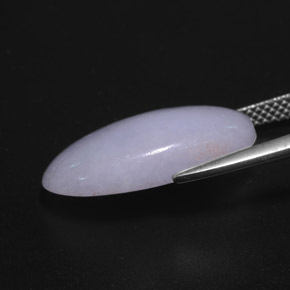 اليشمك الخزامي طبيعي، قصة بيضاوى، 11.40 قيراط، غير شفاف