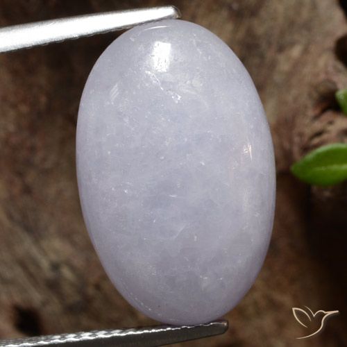 9.31ct طبيعي رمادي اليشمك, بيضوي, نصف شفاف