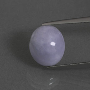 اليشمك الخزامي طبيعي، قصة بيضاوى، 5.09 قيراط، غير شفاف