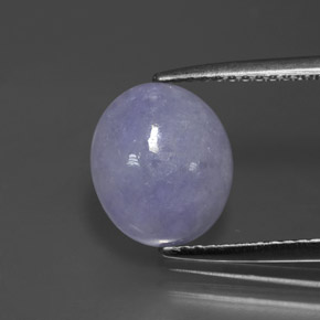 اليشمك الخزامي طبيعي، قصة بيضاوى، 3.19 قيراط، غير شفاف