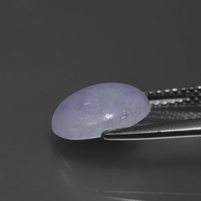 اليشمك الخزامي طبيعي، قصة بيضاوى، 3.19 قيراط، غير شفاف