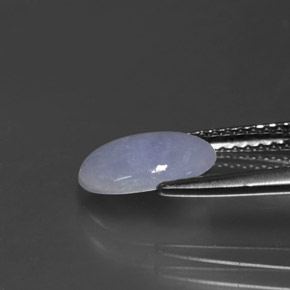 اليشمك الخزامي طبيعي، قصة بيضاوى، 1.35 قيراط، غير شفاف