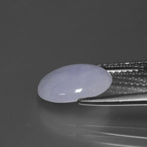 اليشمك الخزامي طبيعي، قصة بيضاوى، 2.25 قيراط، غير شفاف