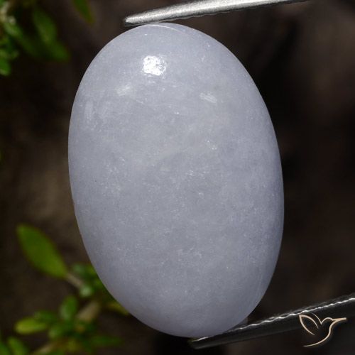11.54ct طبيعي رمادي اليشمك, بيضوي, غير شفاف