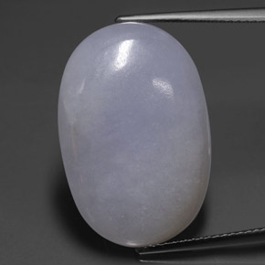 اليشمك الخزامي طبيعي، قصة بيضاوى، 22.23 قيراط، نصف شفاف