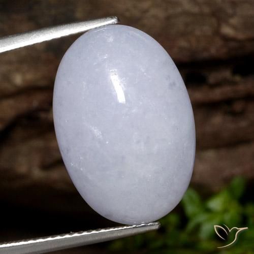 اليشمك بنفسجى فاتح طبيعي، قصة بيضاوى، 13.06 قيراط، نصف شفاف