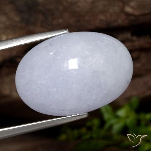 اليشمك بنفسجى فاتح طبيعي، قصة بيضاوى، 13.06 قيراط، نصف شفاف