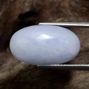 اليشمك بنفسجى فاتح طبيعي، قصة بيضاوى، 10.94 قيراط، غير شفاف