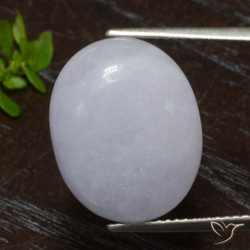 13.41ct طبيعي رمادي اليشمك, بيضوي, نصف شفاف