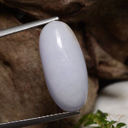 10.44ct طبيعي رمادي اليشمك, بيضوي, نصف شفاف