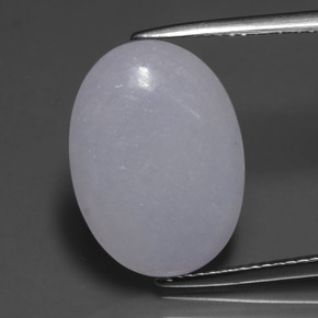 اليشمك الخزامي طبيعي، قصة بيضاوى، 7.81 قيراط، نصف شفاف