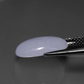 اليشمك الخزامي طبيعي، قصة بيضاوى، 4.50 قيراط، نصف شفاف