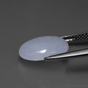 اليشمك الخزامي طبيعي، قصة بيضاوى، 3.97 قيراط، نصف شفاف