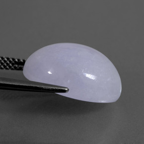 اليشمك الخزامي طبيعي، قصة بيضاوى، 11.64 قيراط، نصف شفاف