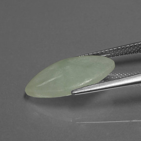 اليشمك أخضر طبيعي، ماركيز، 5.03 قيراط، نصف شفاف