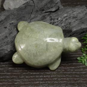 اليشمك أخضر طبيعي، شكل خيالي، 312.76 قيراط، غير شفاف