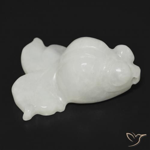 30.20ct طبيعي أخضر رمادى اليشمك, فانسى, نصف شفاف