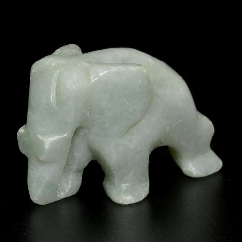 اليشمك رمادى فاتح طبيعي، شكل خيالي، 53.78 قيراط، غير شفاف