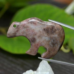 يشب أو جاسبر متعدد الألوان طبيعي، شكل خيالي، 47.04 قيراط، غير شفاف