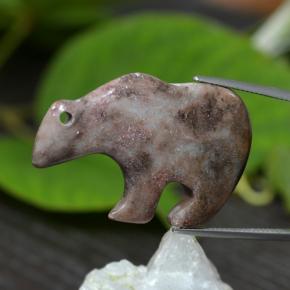 يشب أو جاسبر متعدد الألوان طبيعي، شكل خيالي، 47.04 قيراط، غير شفاف