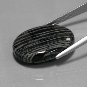 يشب أو جاسبر متعدد الألوان طبيعي، قصة بيضاوى، 35.24 قيراط، غير شفاف