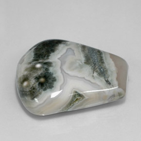 يشب أو جاسبر متعدد الألوان طبيعي، شكل خيالي، 29.53 قيراط، غير شفاف