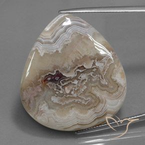 40.15ct طبيعي متعدد الألوان يشب أو جاسبر, شكل الكمثرى, غير شفاف