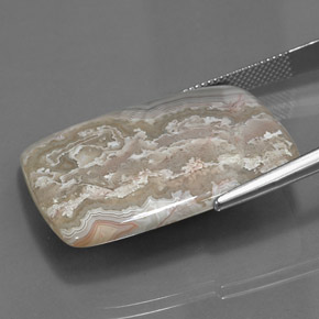 يشب أو جاسبر متعدد الألوان طبيعي، باجيت، 36.35 قيراط، غير شفاف