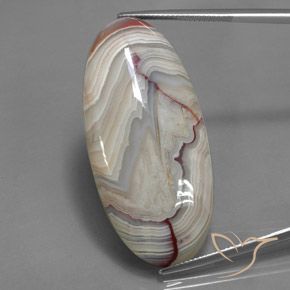 43.89ct طبيعي متعدد الألوان يشب أو جاسبر, بيضوي, غير شفاف