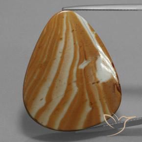 41.67ct طبيعي متعدد الألوان يشب أو جاسبر, شكل الكمثرى, غير شفاف