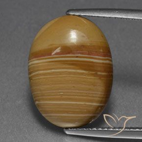 6.73ct طبيعي متعدد الألوان يشب أو جاسبر, بيضوي, غير شفاف