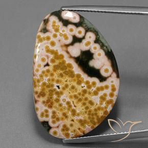 27.10ct طبيعي متعدد الألوان يشب أو جاسبر, فانسى, غير شفاف